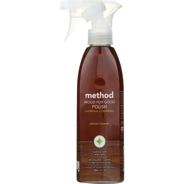 METHOD HOME CARE: Almond Wood Cleaner Spray, 12 oz