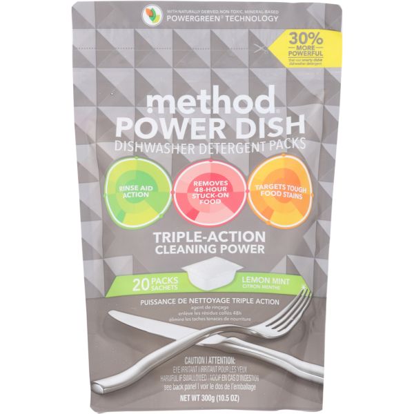 METHOD HOME CARE: Power Dish Lemon Mint, 10.5 oz