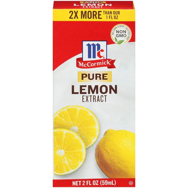 MC CORMICK: Lemon Extract Pure, 2 oz
