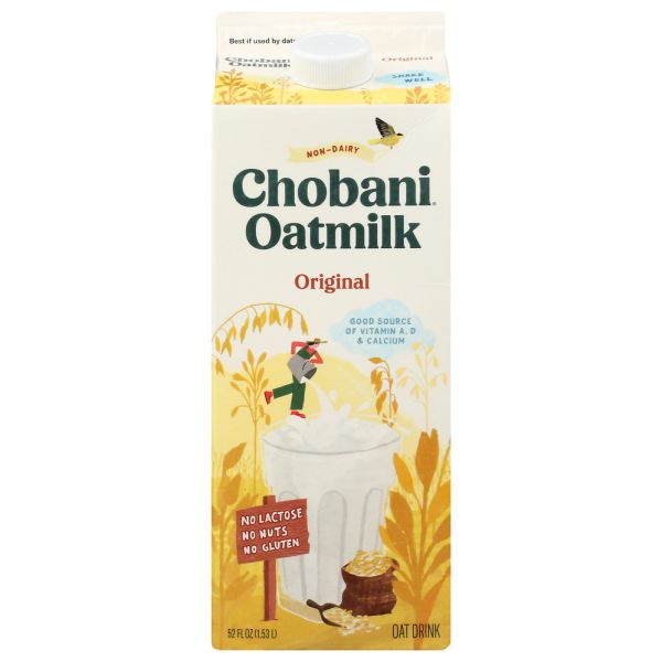 CHOBANI: Milk Oat Plain, 52 fo