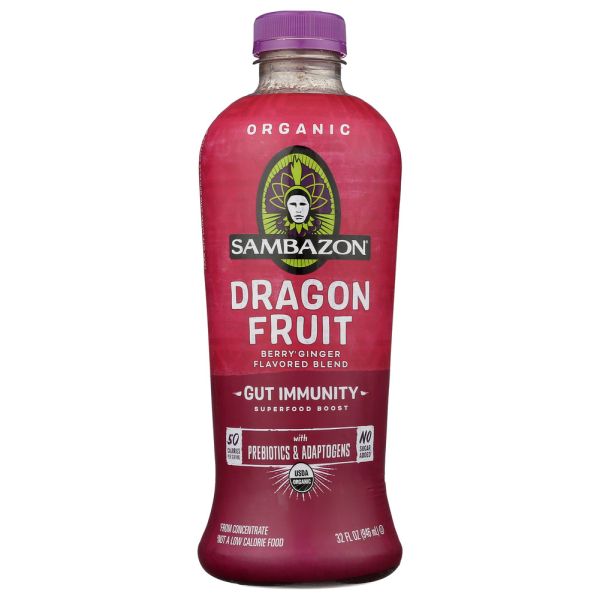 SAMBAZON: Dragon Fruit Fresh Juice, 32 oz