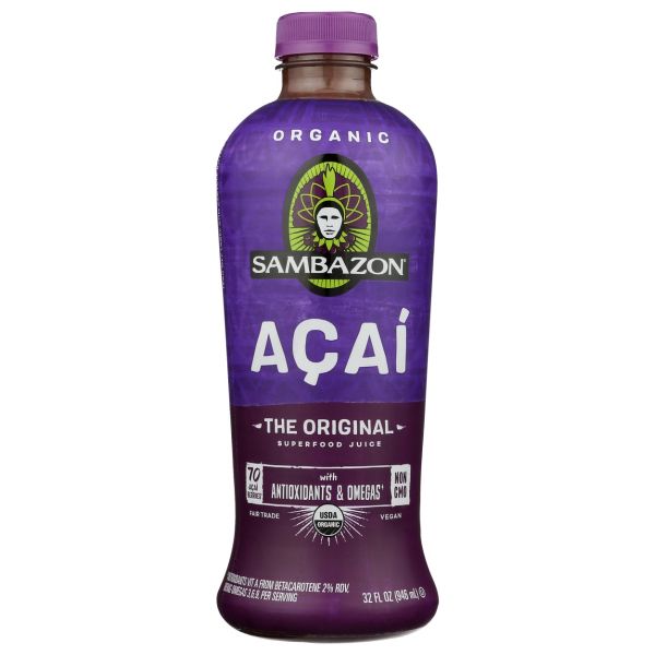 SAMBAZON: Organic Acai Original RTD Juice, 32 oz