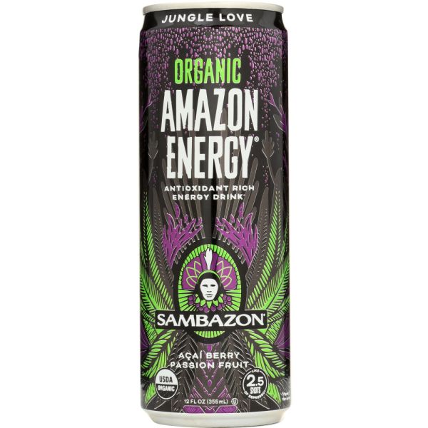 SAMBAZON: Amazon Energy Acai Berry Passion Fruit, 12 fl oz