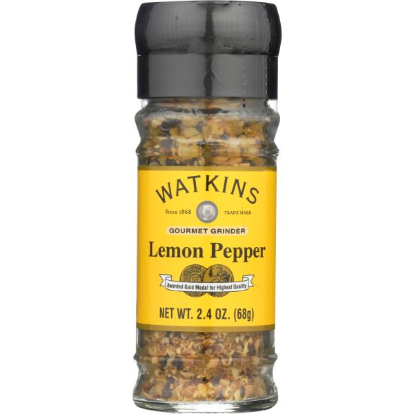 WATKINS: Lemon Pepper Grinder, 2.4 oz