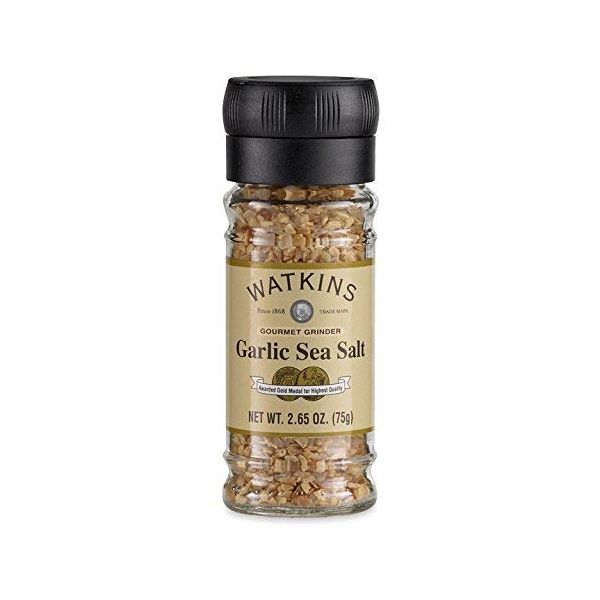 WATKINS: Grinder Sea Salt Garlic, 2.65 oz