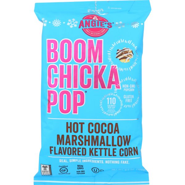 ANGIE'S: Hot Cocoa Marshmallow Flavored Kettle Corn, 4.50 oz