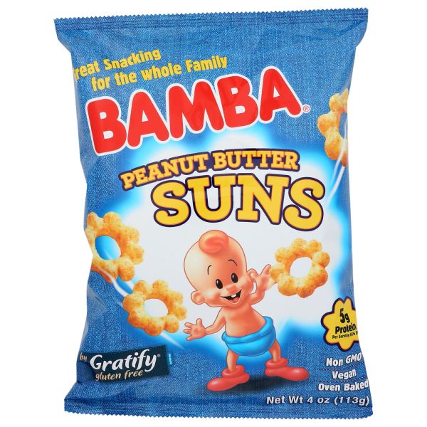 GRATIFY: Bamba Peanut Butter Suns, 4 oz
