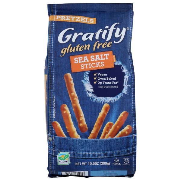 GRATIFY: Pretzel Sticks Gluten Free, 10.5 oz