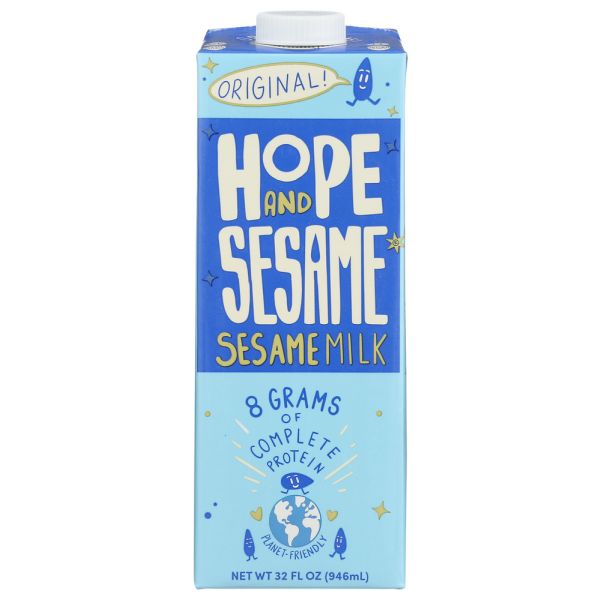 HOPE AND SESAME: Milk Original Sesame, 32 oz