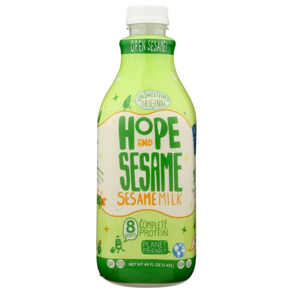HOPE AND SESAME: Milk Sesame Unswt Origina, 48 fo