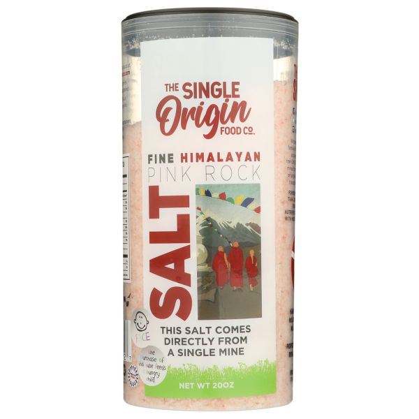 THE SINGLE ORIGIN FOOD CO: Shaker Salt Hmlayan Pink, 20 oz