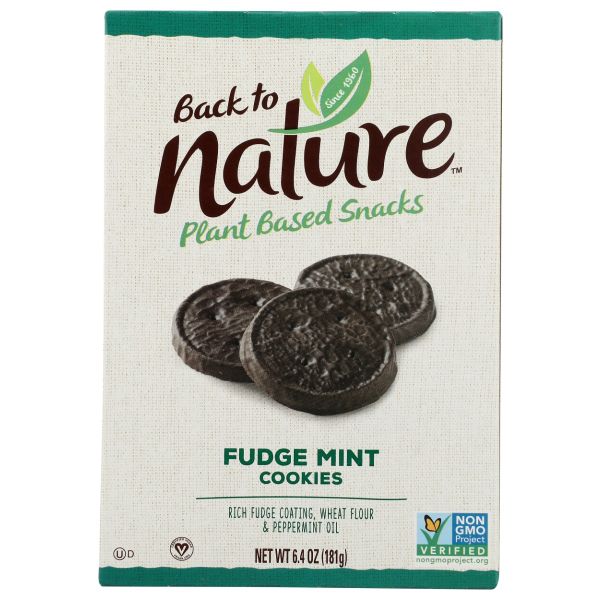 BACK TO NATURE: Cookies Fudge Mint, 6.4 oz