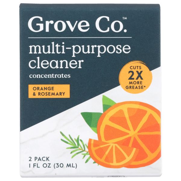 GROCE CO.: Cleaner Multi Conc Or Rm, 2 ea