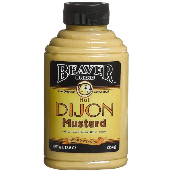 BEAVER: Hot Dijon Mustard with White Wine, 12.5 oz