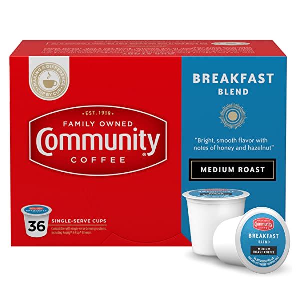 COMMUNITY COFFEE: Coffee Ss Breakfast Blend, 36 pc