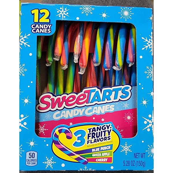 SWEETARTS: Candy Canes Sweetart 12Ct, 5.28 oz