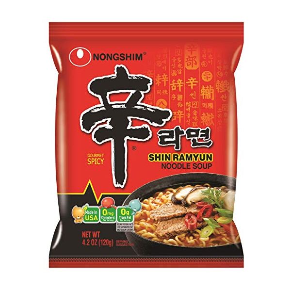 NONG SHIM: Noodle Instant Shin Ramyun, 4.2 oz