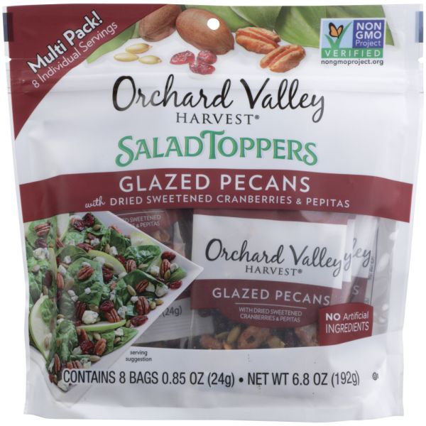 ORCHARD VALLEY HARVEST: Salad Topper Glazed Pecans, 6.8 oz