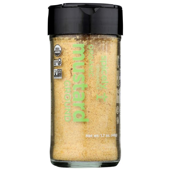 SPICELY ORGANICS: Spice Mustard Ground Jar, 1.7 oz