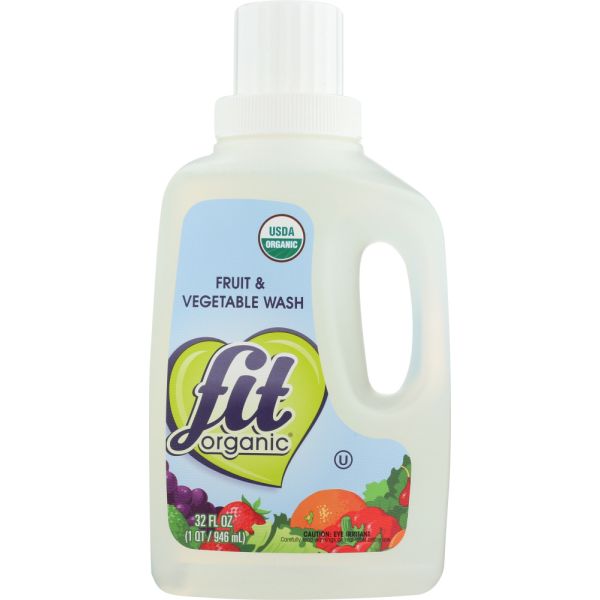 FIT ORGANIC: Fruit & Vegetable Wash Soaker, 32 oz