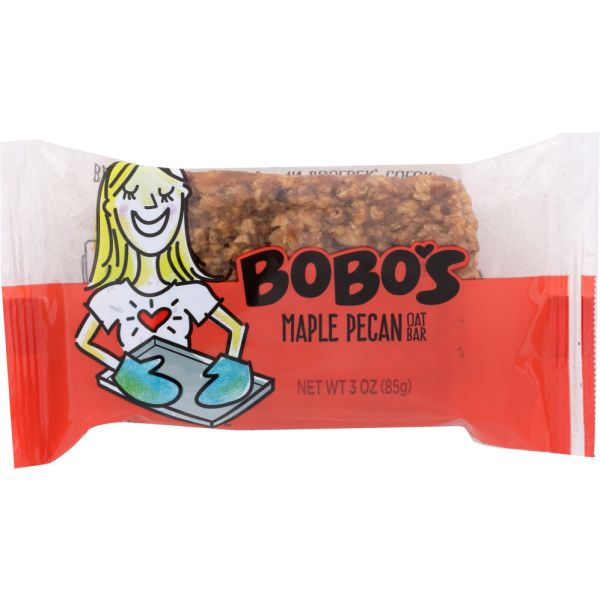 BOBO'S: Maple Pecan Oat Bar, 3 oz