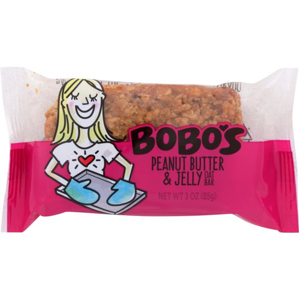 BOBOS OAT BARS: Gluten Free Peanut Butter and Jelly, 3 oz