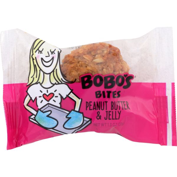 BOBOS OAT BARS: Peanut Butter And Jelly Stuffd Oat Bite, 1.3 oz