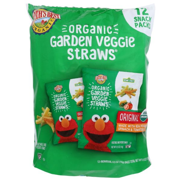 EARTHS BEST: Organic Original Garden Veggie Straws 12pc, 6 oz