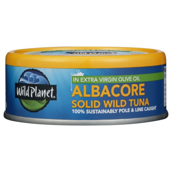 WILD PLANET: Albacore Solid Wild Tuna In Extra Virgin Olive Oil, 5 oz