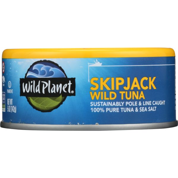 WILD PLANET: Skipjack Wild Tuna, 5 oz