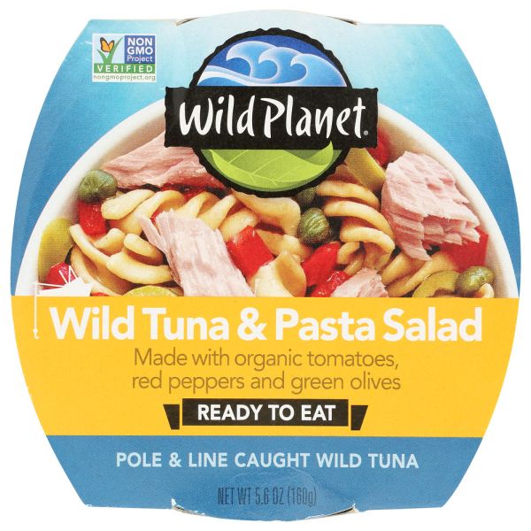 WILD PLANET: Wild Tuna Pasta Salad Ready To Eat Meal, 5.6 oz