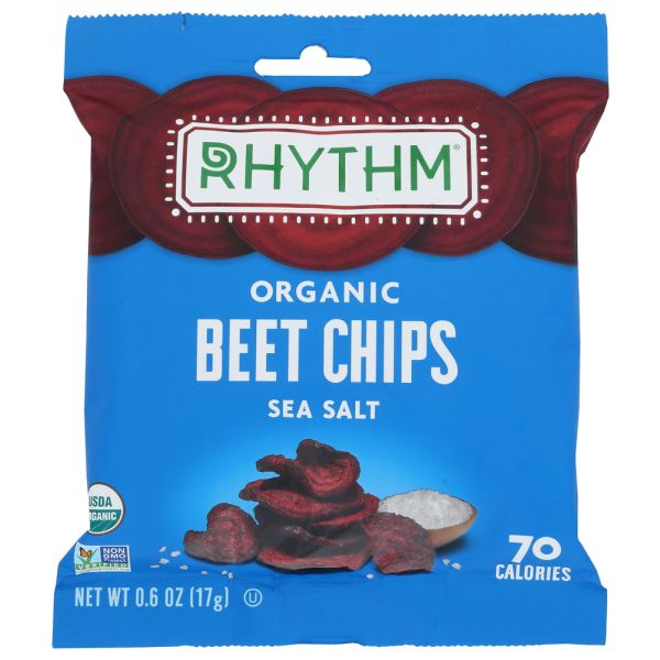 RHYTHM SUPERFOODS: Chip Beet Ssalt Org, 0.6 oz