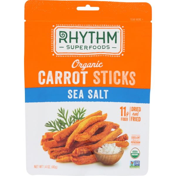 RHYTHM SUPERFOODS: Organic Seal Salt Carrot Sticks, 1.4 oz