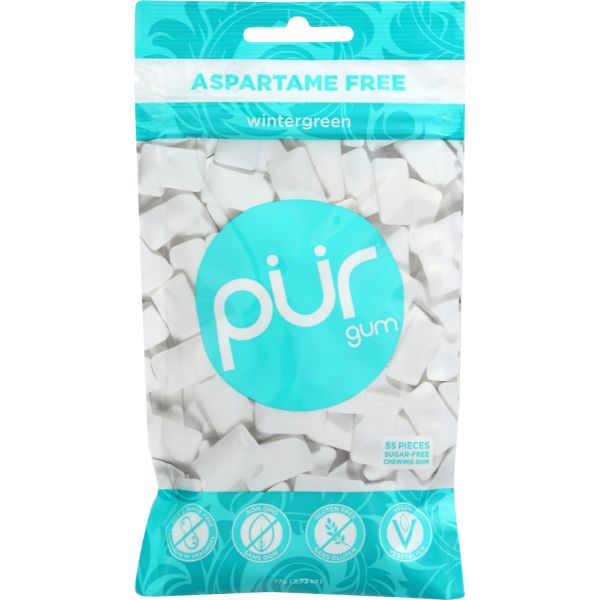 PUR: Gum Wintergrn 55 Pieces, 2.72 oz