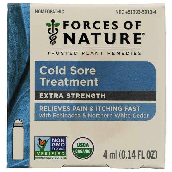 FORCES OF NATURE: Extra Strength Cold Sore Treatment, 4 ml