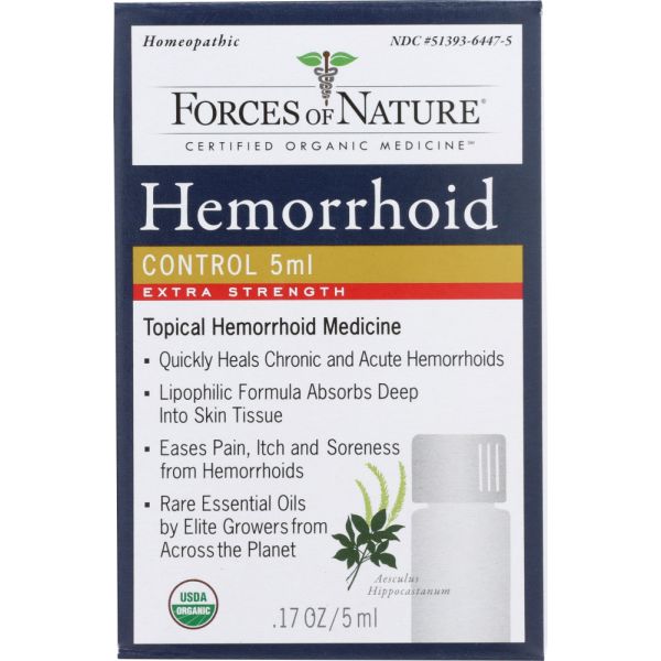 FORCES OF NATURE: Hemorrhoid Extra Strength, .17 oz
