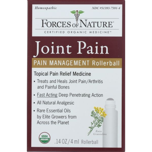 FORCES OF NATURE: Joint Pain Management Roller ball, 4 ml