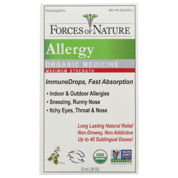 FORCES OF NATURE: Immunedrops Allergy, 10 ml