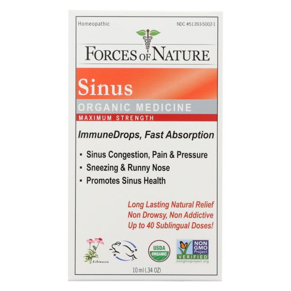 FORCES OF NATURE: Immunedrops Sinus, 10 ml