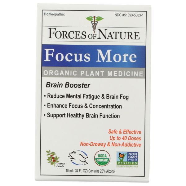 FORCES OF NATURE: Focus More Org Plant, 10 ml
