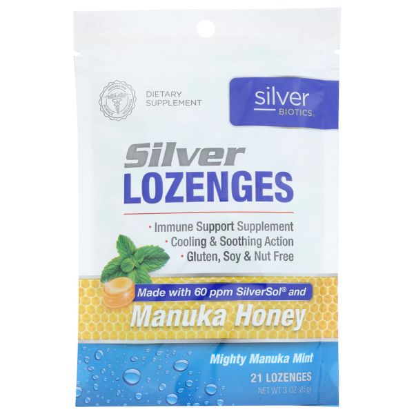 AMERICAN BIOTECH LABS: Silver Biotic Lzenge Manu, 21 pc