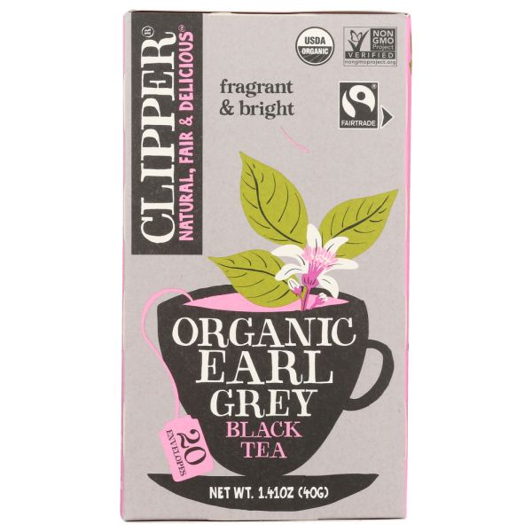 CLIPPER: Organic Earl Grey Black Tea, 1.41 oz