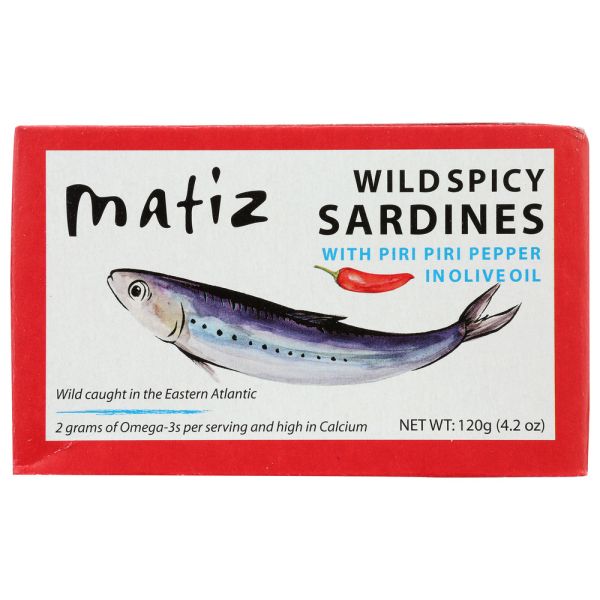 MATIZ: Wild Spicy Sardines, 4.2 oz
