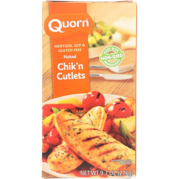 QUORN: Meatless & Soy Free Naked Chik'n Cutlets, 9.7 oz