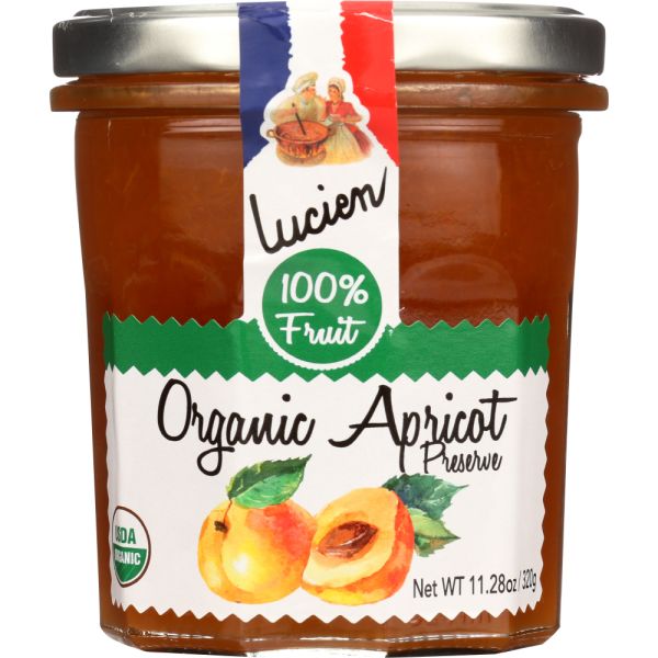 LUCIEN GEORGELIN: Spread Fruit Apricot Organic, 320 gm