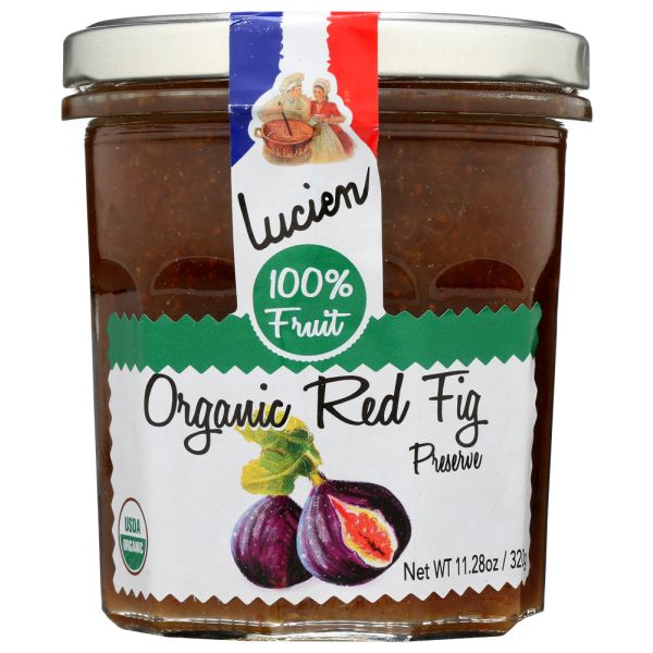 LUCIEN GEORGELIN: Spread Fruit Red Fig Organic, 320 gm