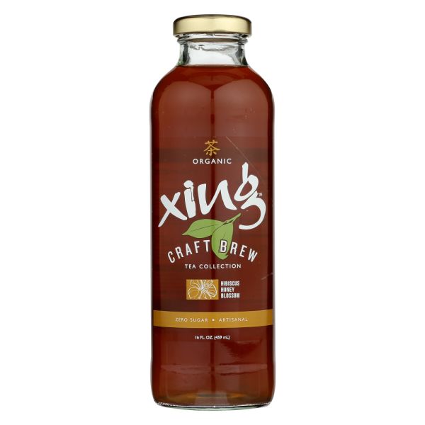 XING TEA: Craft Brew Tea Hibiscus Honey Blossom, 16 Oz