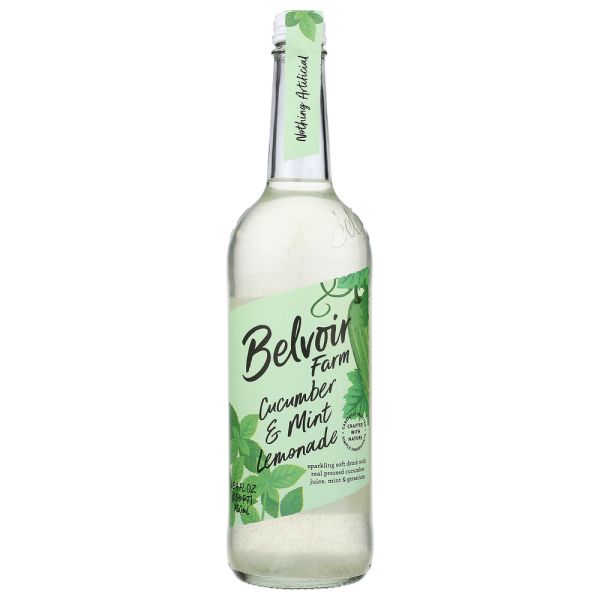 BELVOIR: Cucumber & Mint Lemonade, 25.4 fo