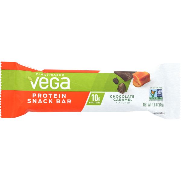 VEGA: Protein Snack Bar Chocolate Caramel, 1.6 oz