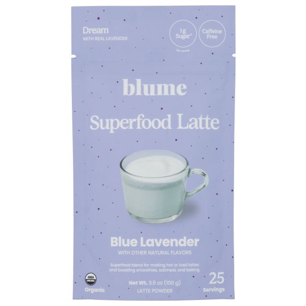 BLUME: Blue Lavender Superfood Latte, 3.5 oz